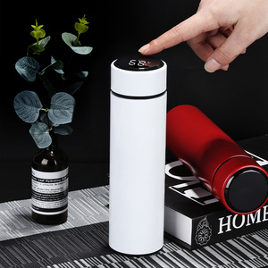 Temperature Display Thermos Stainless Steel Intelligent Water Bottle 500ml Smart Digital Thermos