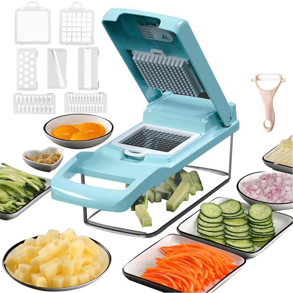 Hot Sale Vegetable Slicer Food Processor Meat And Vegetable Chopper Grinder 12 In 1 Full Star Vegetable Chopper