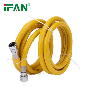 IFAN High Pressure Gas Stainless Steel Pipe Corrugated Flexible Metal Hose Natural Gas Hose