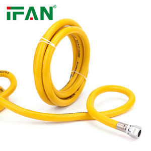 IFAN High Quality Extensible 1/2" 3/4" Stainless Steel Steam Flexible Metal Hose For Gas