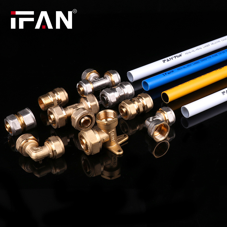 IFAN Factory Wholesale All Models  PEX Fittings Brass Compression Pipe Fittings