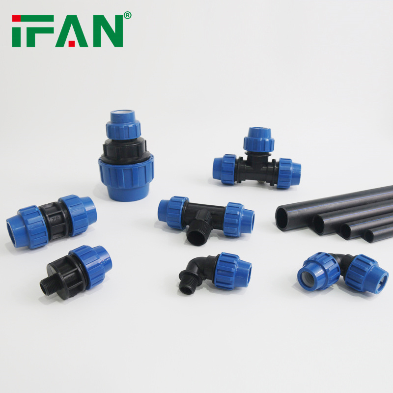 IFAN Professional 90 Degree Elbow Hdpe Pipe Fitting Plastic PP HDPE Compression Fittings For Water