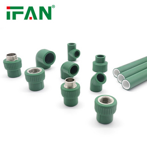 IFAN Custom All Size Plastic Fittings PPR Pipe Germany Standard PPR Pipe Fittings