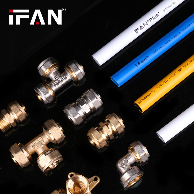 IFAN Factory Wholesale All Models  PEX Fittings Brass Compression Pipe Fittings