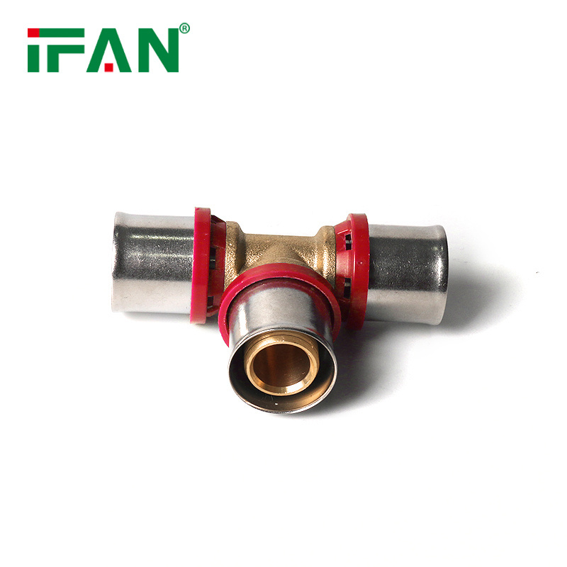 IFAN Top Quality PEX Al PEX Pipe Fittings Press 16-32mm Crimp Fitting Multilayer Pipe