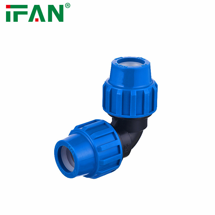 IFAN Professional 90 Degree Elbow Hdpe Pipe Fitting Plastic PP HDPE Compression Fittings For Water