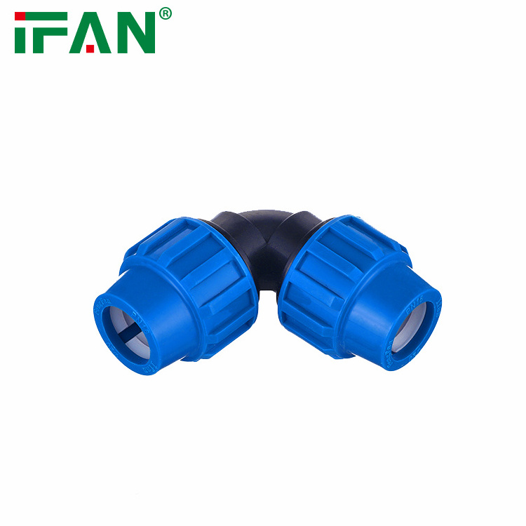 IFAN Professional 90 Degree Elbow Hdpe Pipe Fitting Plastic PP HDPE Compression Fittings For Water