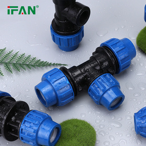 IFAN Professional 90 Degree Elbow Hdpe Pipe Fitting Plastic PP HDPE Compression Fittings For Water