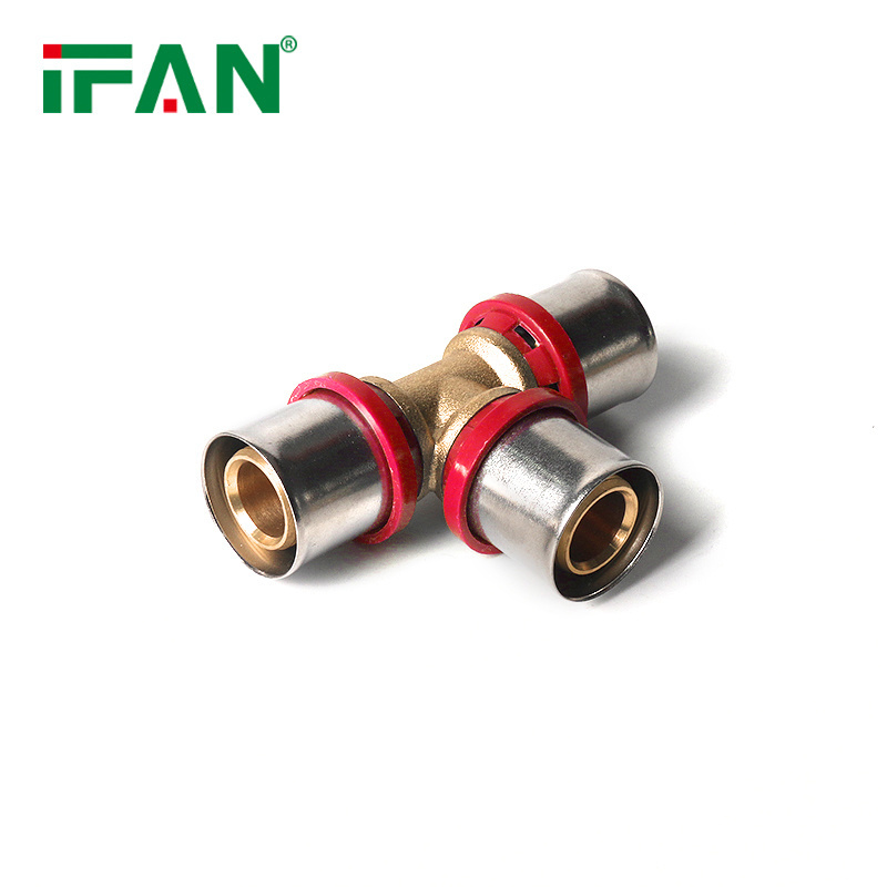 IFAN Top Quality PEX Al PEX Pipe Fittings Press 16-32mm Crimp Fitting Multilayer Pipe