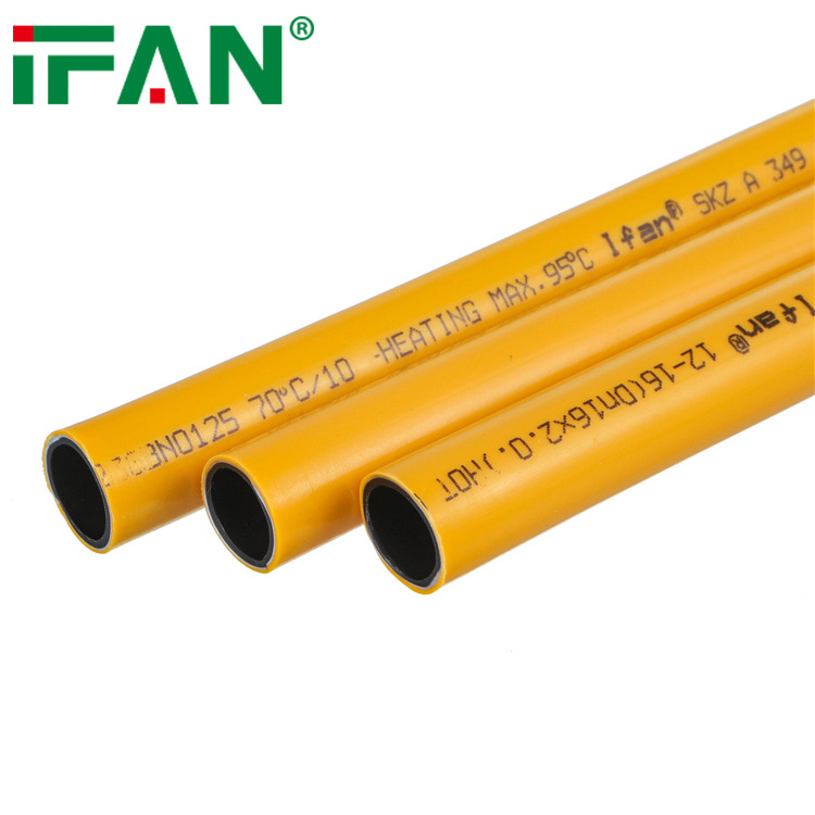 IFAN Yellow Color PEX Tube Overlap PEX gas Pipe 16mm-32mm PEX Pipe For Gas System