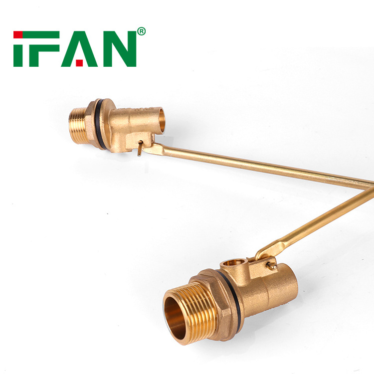 IFAN Customized 1/2-1 Inch Brass Ball Valve Water Float Valve Float Valve for Water Tank