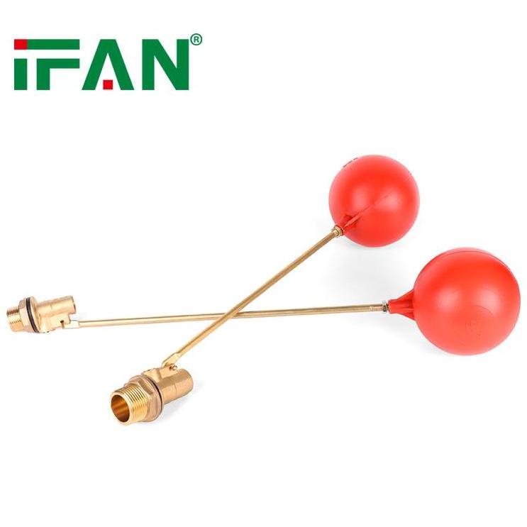 IFAN Customized 1/2-1 Inch Brass Ball Valve Water Float Valve Float Valve for Water Tank