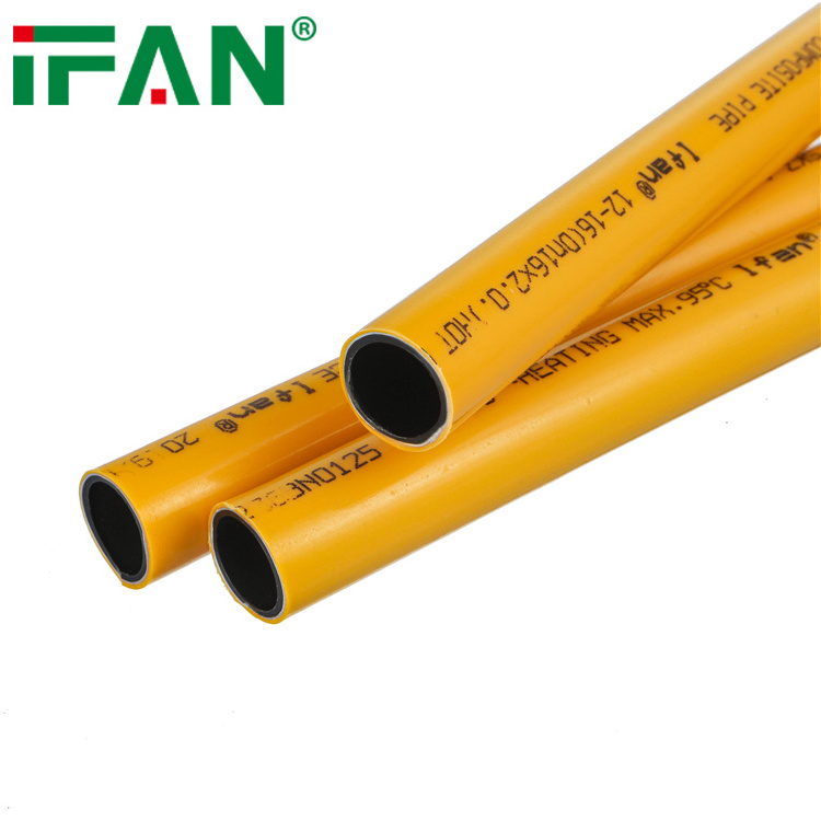 IFAN Yellow Color PEX Tube Overlap PEX gas Pipe 16mm-32mm PEX Pipe For Gas System