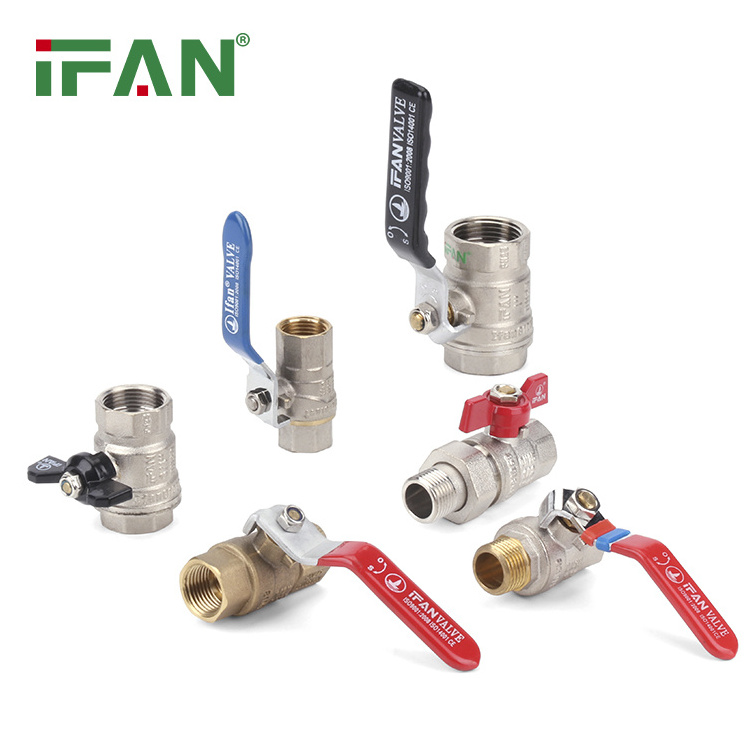 IFAN Wholesale PEX Pipe Valves Water Supply Copper Valves All Size Brass Vales