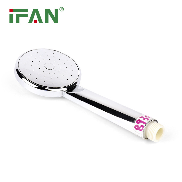 IFAN Customized Chrome Plastic Shower Heads High Pressure Plastic Shower Head