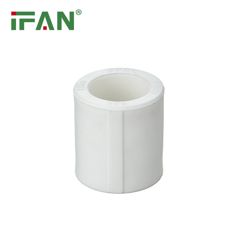 IFAN 20-110MM Welding Customization PPR Plumbing Fittings White Plastic Socket PPR Pipe And Fitting