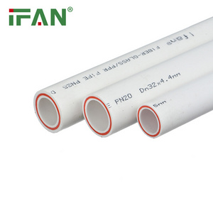 IFAN Plastic Pipe Factory Polypropylene PPR Pipe 20MM - 125MM Glass Fiber PPR Pipe For Hot Water PN20