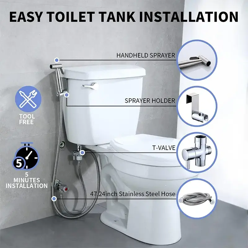 IFAN Cheap Shattaf Bidet Faucet Shower Sanitary Ware Muslim Stainless Steel Hand Bidet Buy Home Jet Bidet Sprayer For Toilet