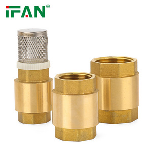 Vertical washer Brass 11/ 4 inch check valve price Water Spring Swing One Way Check Valve