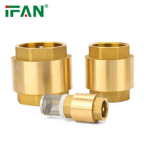 IFAN Brass Swing Vertical Check Valve Cw617n Non Return Brass Spring Check Valve One Way Filter For Brass Check Valve