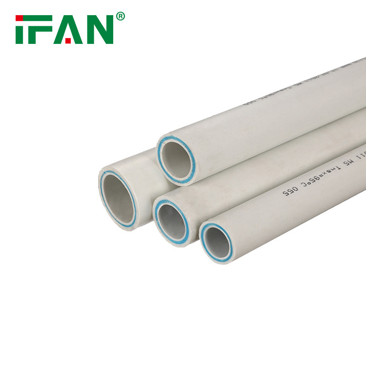 IFAN Plastic Pipe Factory Polypropylene PPR Pipe 20MM - 125MM Glass Fiber PPR Pipe For Hot Water PN20