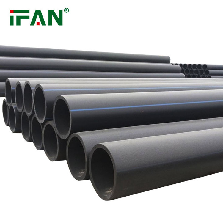 IFAN Factory Hot Sale Low Price Black Blue Color PN5 - PN16 PE100 Plastic Water Pipe PP PE HDPE Pipe