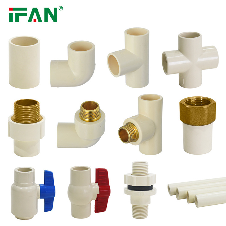 Factory Customization Plastic CPVC UPVC Fitting Plumbing Material PVC Pipe Fittings For Pipe Joint