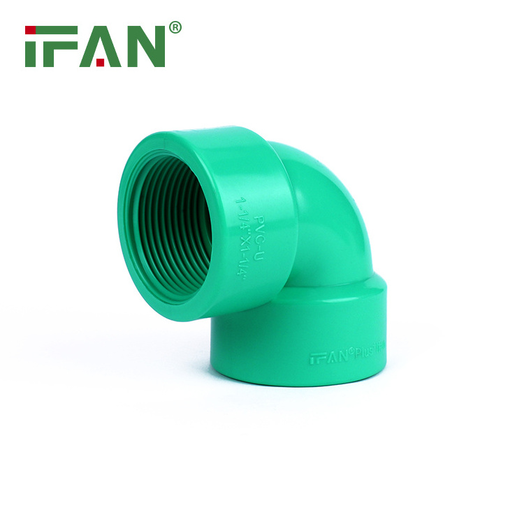 IFAN Wholesale Equal Reducing UPVC Elbow Fitting BST PVC Pipe And Fittings With Brass