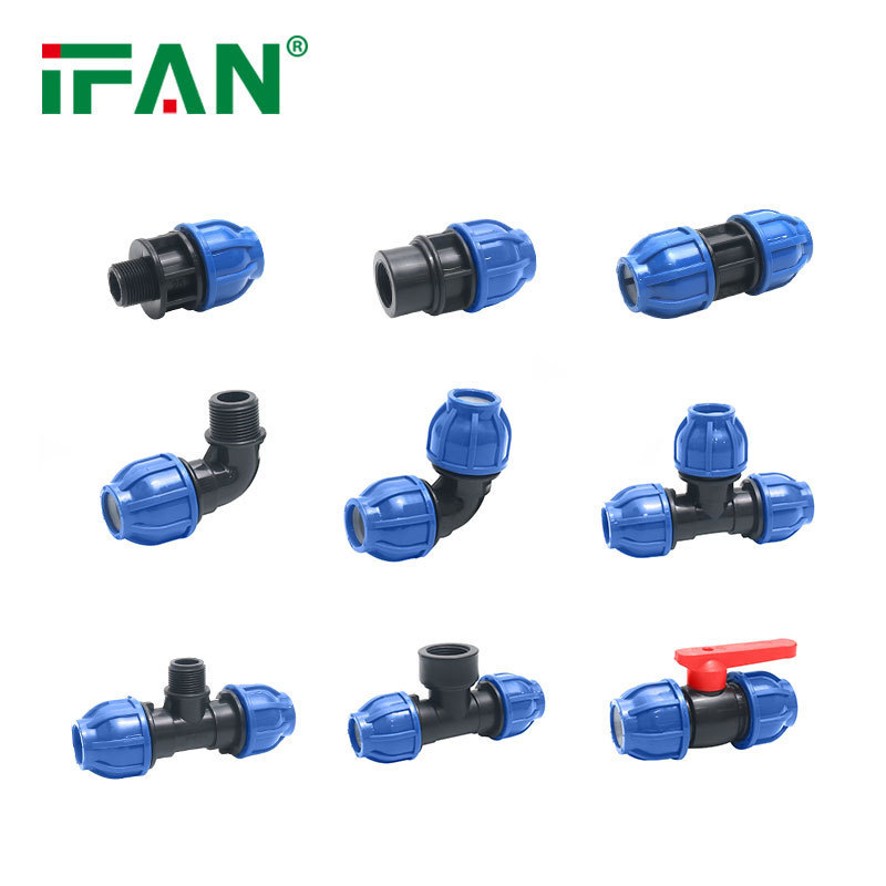 IFAN HDPE Pipe Fitting Free Sample Union Pipe Fittings Customized PN16 PP Compression Fittings