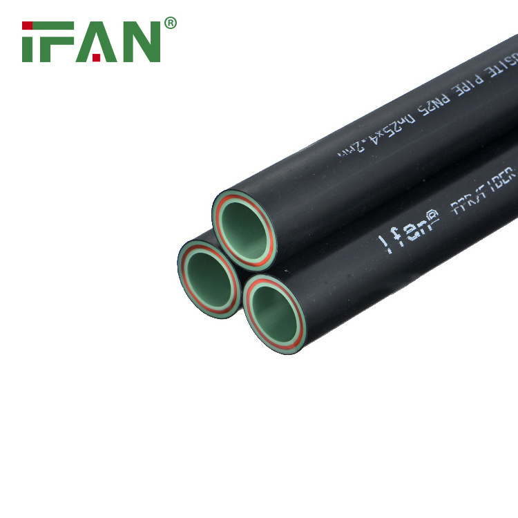 IFAN Plastic Pipe Factory Polypropylene PPR Pipe 20MM - 125MM Glass Fiber PPR Pipe For Hot Water PN20