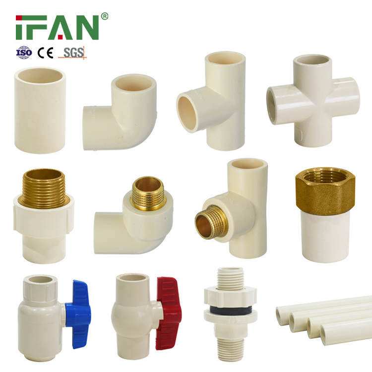 Factory Customization Plastic CPVC UPVC Fitting Plumbing Material PVC Pipe Fittings For Pipe Joint