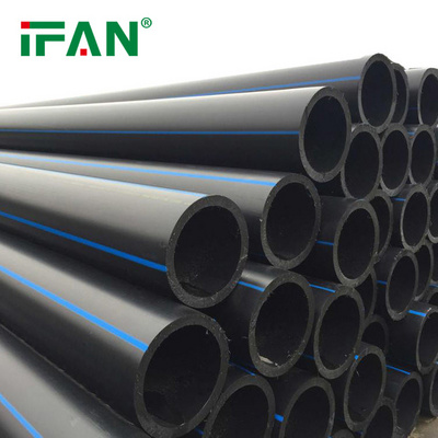 IFAN Factory Hot Sale Low Price Black Blue Color PN5 - PN16 PE100 Plastic Water Pipe PP PE HDPE Pipe