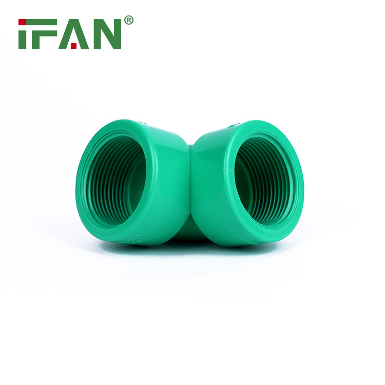 IFAN Wholesale Equal Reducing UPVC Elbow Fitting BST PVC Pipe And Fittings With Brass