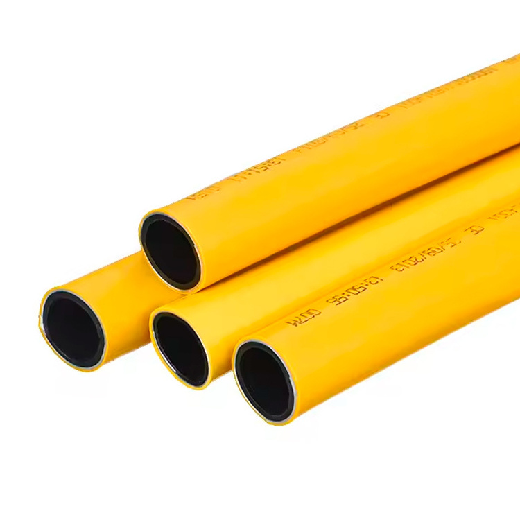 China Factory Yellow Plastic Al Pipe Gas Multilayer Pex Pipe Tube Hose Plumbing Pex Gas Pipe