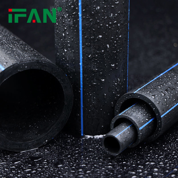 IFAN Factory Hot Sale Low Price Black Blue Color PN5 - PN16 PE100 Plastic Water Pipe PP PE HDPE Pipe