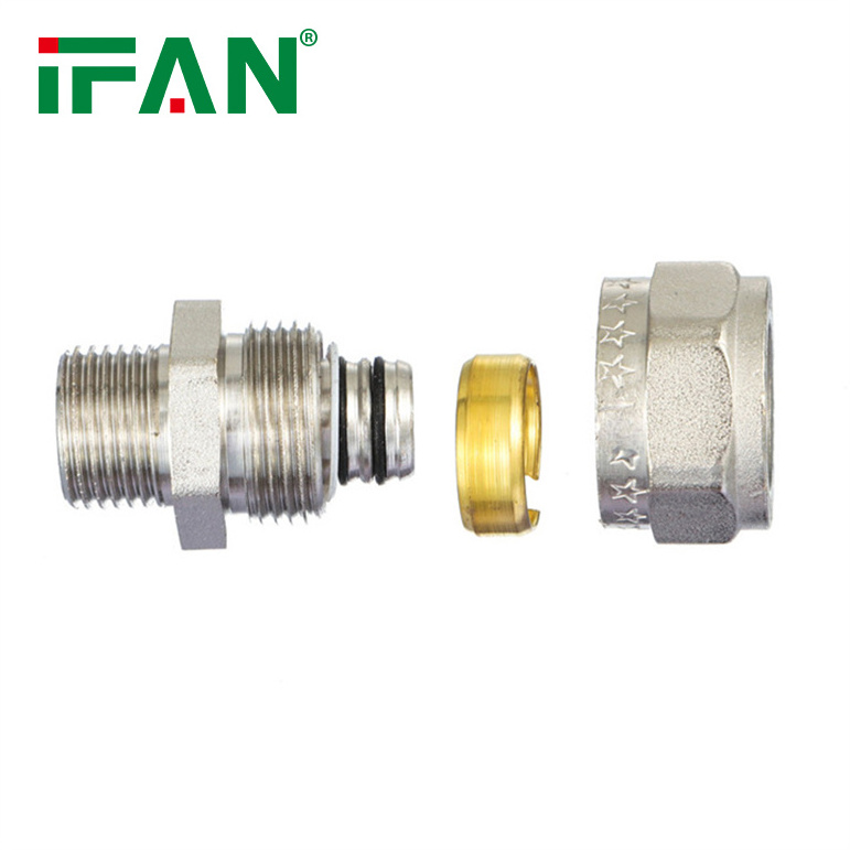 IFANPLUS Wholesale PEX Fittings Silver Color 1/2