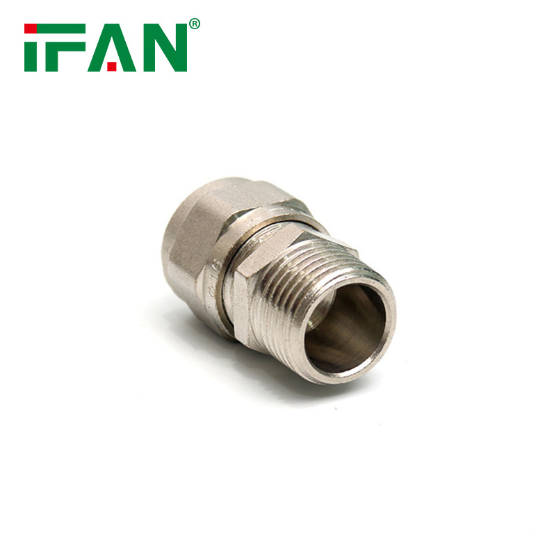 IFANPLUS Wholesale PEX Fittings Silver Color 1/2