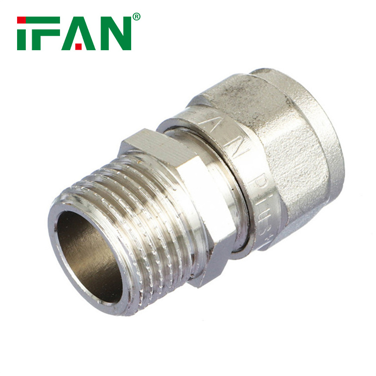 IFANPLUS Wholesale PEX Fittings Silver Color 1/2