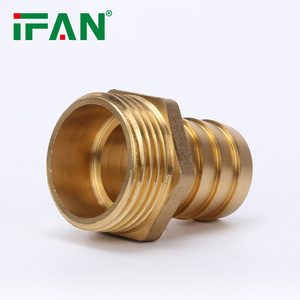 IFAN Manufactures Brass Pipe Fitting Yellow Color Fittings Brass Hose Male Pipe Fitting Brass