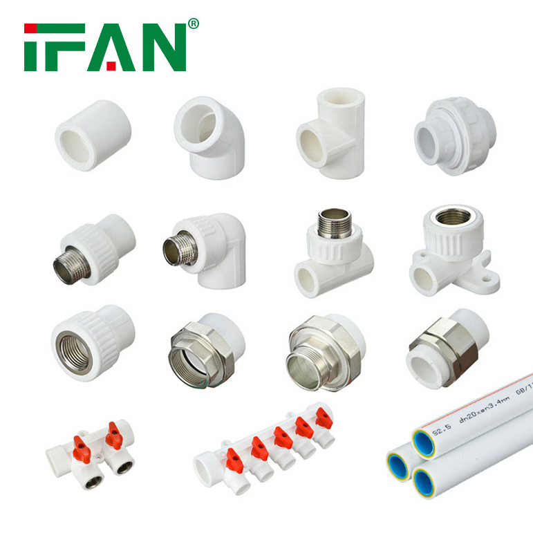 IFAN PPR Fittings 16-40MM PN25 Green PPR Pipe Clip Germany Standard PPR Pipes And Fittings