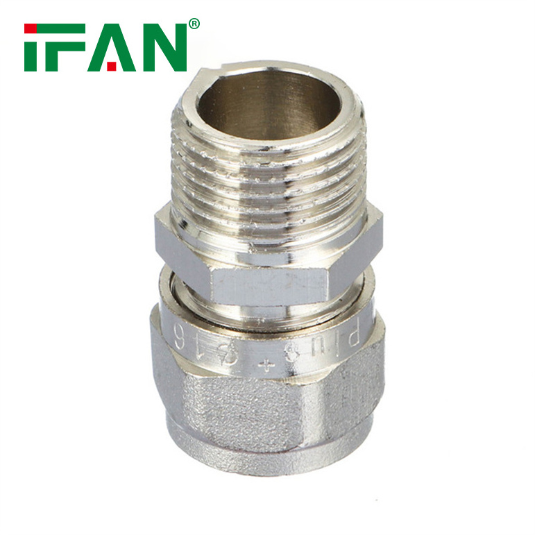 IFANPLUS Wholesale PEX Fittings Silver Color 1/2