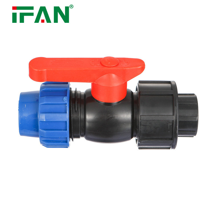 Chinese Factory Supplier High Quality HDPE PP Compression Fittings Water Supply Quick Connect Female Valve