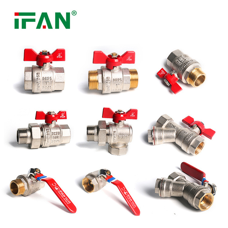 IFAN High Quality Heavy Duty Forged Ball Valve Thread Manual Brass Valve Ballvalve Water Brass Ball Valve