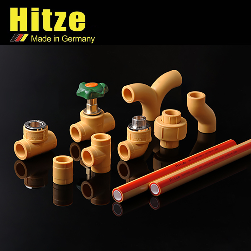 Hitze Germany Technology Plumbing PPR Pipe Fittings Water Tube Connector Plastic Tubing Fittings Thread Injection PPR Fitting