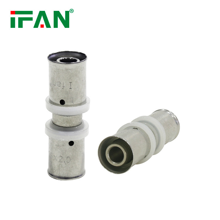 IFAN Factory Pex Pipe Fittings 16-32mm Pex Al Pex Press Fitting Water Tube Connector PN25 Brass Press Fittings