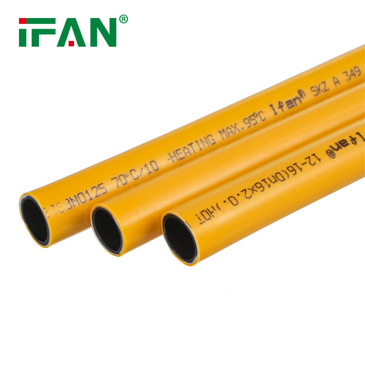 IFAN Wholesale 16-32mm Yellow Pex-al-pex Pipe Heat Resistant Pex Gas Pipe