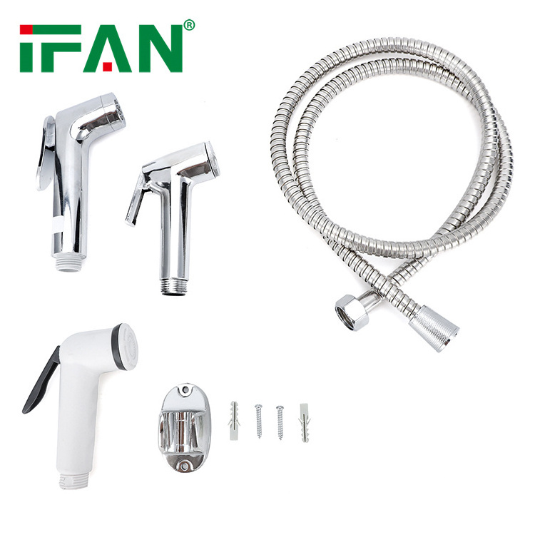 IFAN Handheld Shattaf Set 304 Stainless Steel ABS Bathroom Muslim Shower Portable Toilet Bidet Sprayer Set