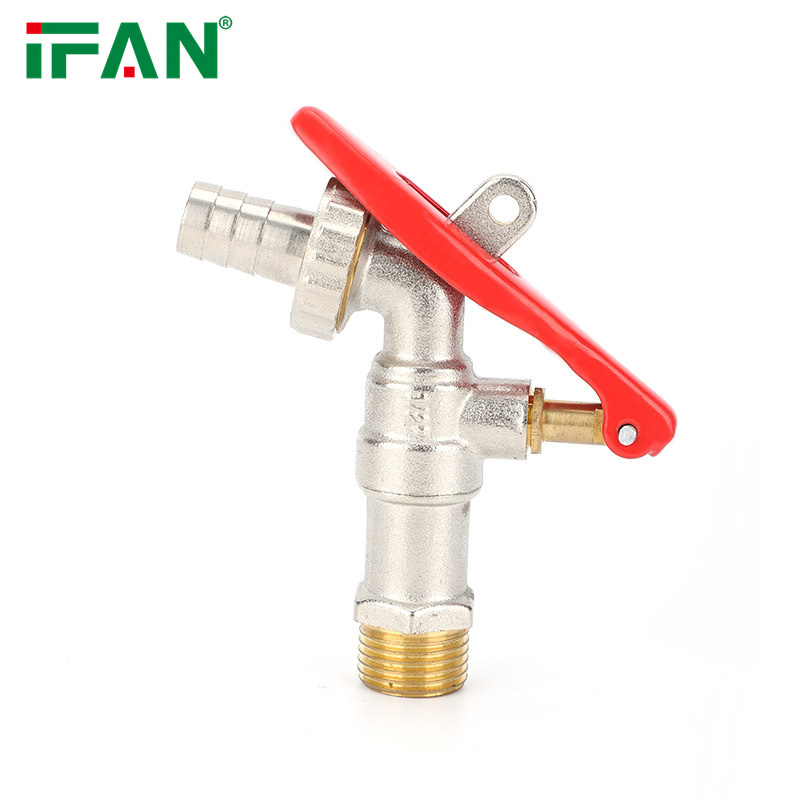 Ifan China Manufacturer Low Price Brass Bibcock Faucet 1/2