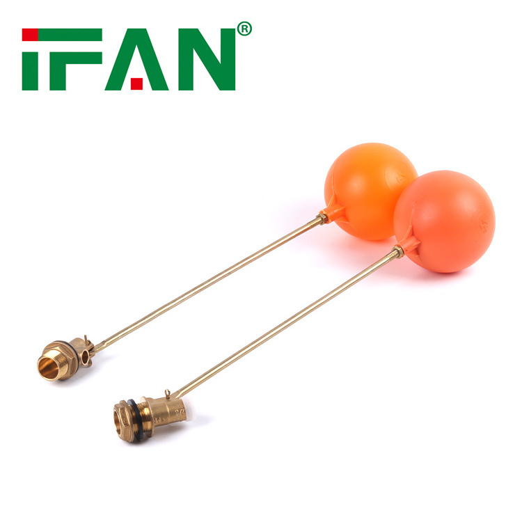 IFAN German Technology 1/2 3/4 1 Inch Cistern Mechanical Copper Ball Cock Water Tank Brass Float Valve