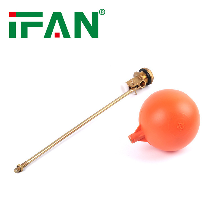 IFAN Custom All Size Brass Ball Cock 1/2 3/4 Inch Mini Large Copper Water Storage Tank Float Valve